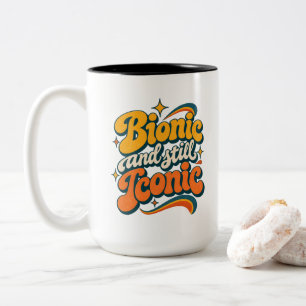 Bionisch en nog steeds iconisch Funny Chirurgie He Tweekleurige Koffiemok
