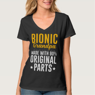 Bionische opa mannen knie heup vervanging 90 origi t-shirt