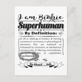 Bionische verklaring briefkaart