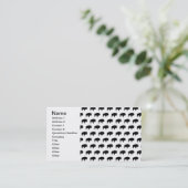 bionpatroon visitekaartje (Staand voorkant)