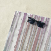 Biophilic handpainted muted birch watercolor wood strandlaken (In situ)