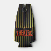 Bioscoop Bioscoop Marquee | Aangepaste familienaam Flesjeskoeler (Achterkant)