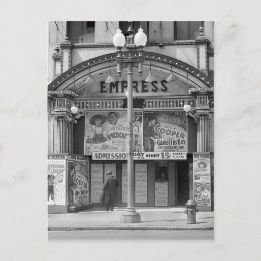 Bioscoop Empress, 1939 Briefkaart (Voorkant)