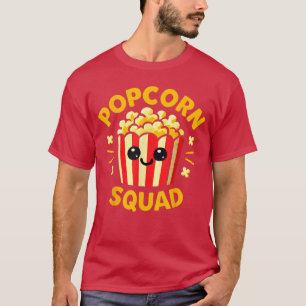 Bioscoop Film Nacht Snack Grappig Popcorn Liefhebb T-shirt