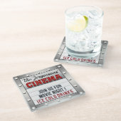 Bioscoop Film Nachttheater Glas Onderzetters (Schuin)