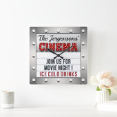 Bioscoop Film Nachttheater Wandklok (Huis)