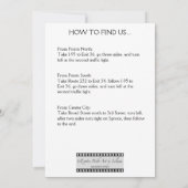 Bioscoop grote rechthoekige uitnodiging (Achterkant)