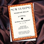 Bioscoop Neonreclamebord Rode Huwelijk Kaart