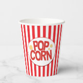 Bioscoop Popcorn Emmer Films Feest Papieren Bekers (Achterkant)