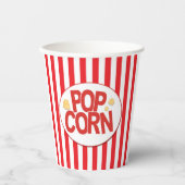 Bioscoop Popcorn Emmer Films Feest Papieren Bekers (Voorkant)