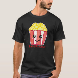 Bioscoop Popcorn met Quote Binge Watcher T-shirt
