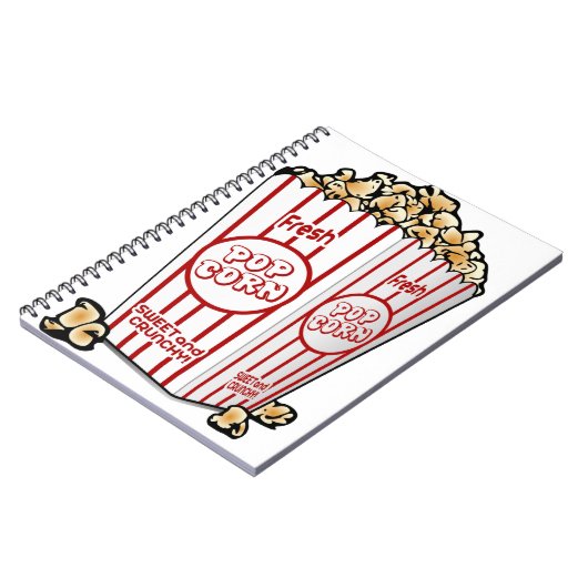 bioscoop popcorn notitieboek (Linkerzijde)