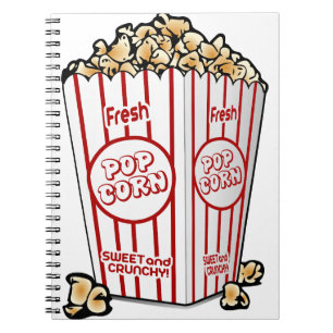 bioscoop popcorn notitieboek