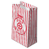 bioscoop Popcorn Sjabloon Klein Cadeauzakje (Achterkant Gekanteld)