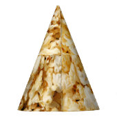 Bioscoop Popcorn volledige achtergrond. Feesthoedjes (Achterkant)
