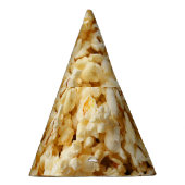 Bioscoop Popcorn volledige achtergrond. Feesthoedjes (Rechts)