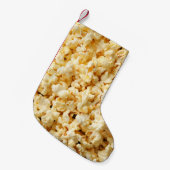 Bioscoop Popcorn volledige achtergrond. Kleine Kerstsok (Voorkant (Hangend))