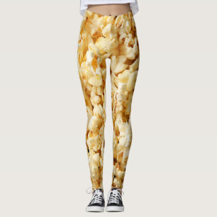 Bioscoop Popcorn volledige achtergrond. Leggings