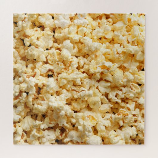 Bioscoop Popcorn volledige achtergrond. Legpuzzel (Horizontaal)