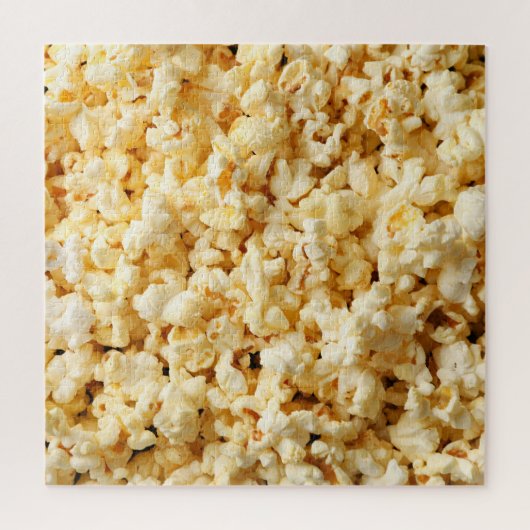 Bioscoop Popcorn volledige achtergrond. Legpuzzel (Verticaal)