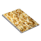 Bioscoop Popcorn volledige achtergrond. Notitieboek (Rechterzijde)