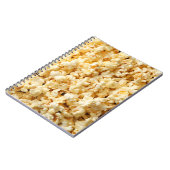 Bioscoop Popcorn volledige achtergrond. Notitieboek (Linkerzijde)