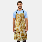 Bioscoop Popcorn volledige achtergrond. Schort (Gedragen)