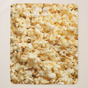 Bioscoop Popcorn volledige achtergrond. Sherpa Deken
