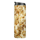Bioscoop Popcorn volledige achtergrond. Thermosbeker (Geroteerd rechts)