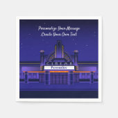 Bioscoopavond Cinema Theater Uithangbord Personali Servet (Voorkant)