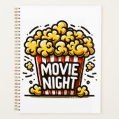 Bioscoopavond Plezierige Speelse Popcorn Planner (Voorkant)