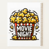 Bioscoopavond Plezierige Speelse Popcorn Planner (Achterkant)