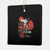 Bioscoopbioscoopspeler of Lover Gift Keramisch Ornament (Links)