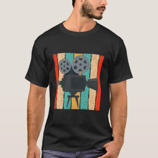 Bioscoopcamera-filmprojector T-shirt