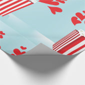 Bioscoopdatum Nacht van Popcorn en Harten Cadeaupapier