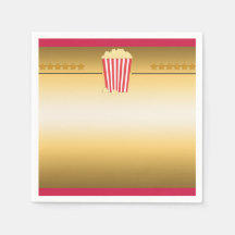 Bioscoopfilm Popcornkaart Verjaardagsfeestje
