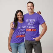 BIOSCOOPFILM SNACK POPCORN vriend T-shirt (Unisex)
