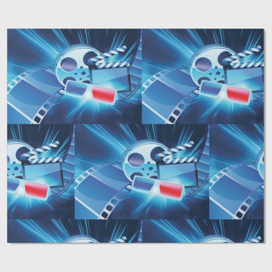 Bioscoopfilms Cadeaupapier (Vlak)