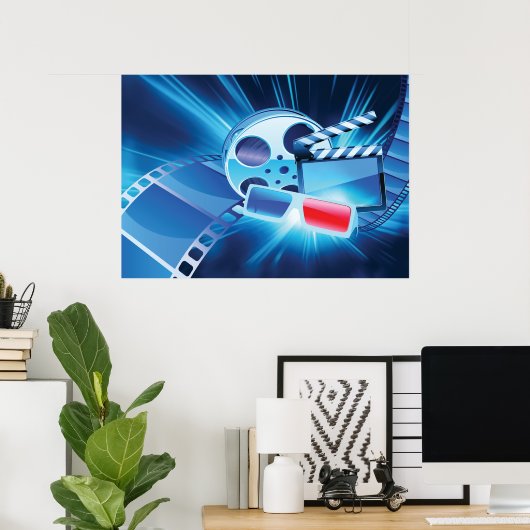 Bioscoopfilms Poster (Thuiskantoor)
