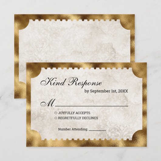  bioscoopkaartje voor theatervoorstelling RSVP (Voorkant / Achterkant)