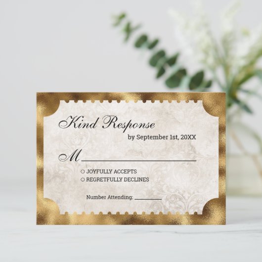  bioscoopkaartje voor theatervoorstelling RSVP Kaartje (Staand voorkant)