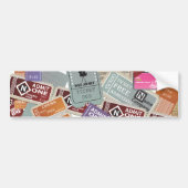 Bioscoopkaartjes Bumpersticker (Voorkant)