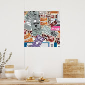 Bioscoopkaartjes Poster (Keuken)