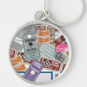 Bioscoopkaartjes Sleutelhanger (Voorkant)