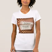 Bioscoopkaartjes Vrouwen T-shirt (Voorkant)