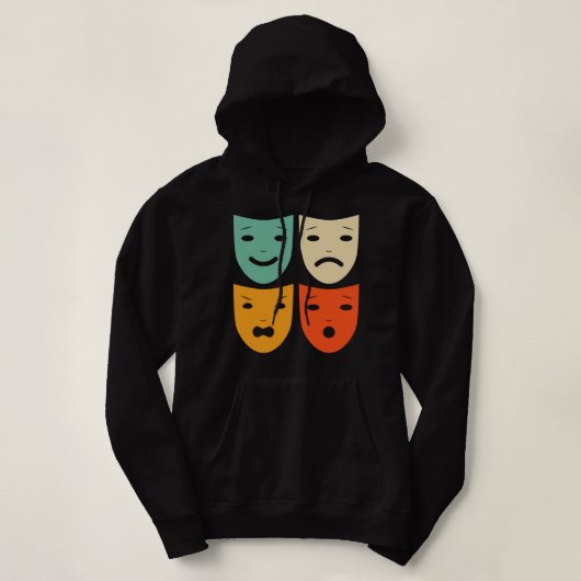  bioscoopmaskers Shirt theater Actress Drama (Design voorkant)