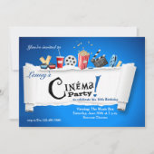 Bioscooppartij Kaart (Voorkant)