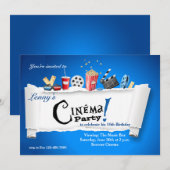 Bioscooppartij Kaart (Voorkant / Achterkant)