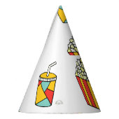 Bioscoopsnacks: doedelpatroon feesthoedjes (Links)