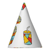 Bioscoopsnacks: doedelpatroon feesthoedjes (Rechts)